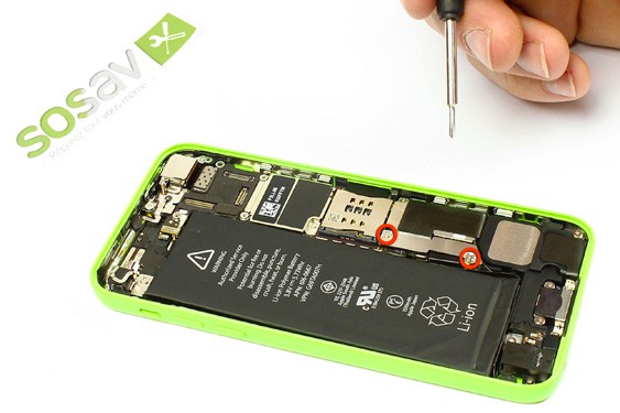 Guide photos remplacement batterie iPhone 5C (Etape 9 - image 1)