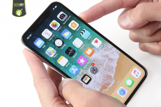 Guide photos remplacement vibreur / taptic engine iPhone X (Etape 1 - image 1)