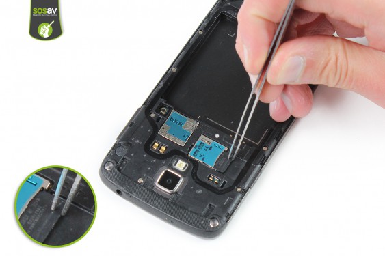 Guide photos remplacement connecteur de charge  Samsung Galaxy S4 Active (Etape 6 - image 3)