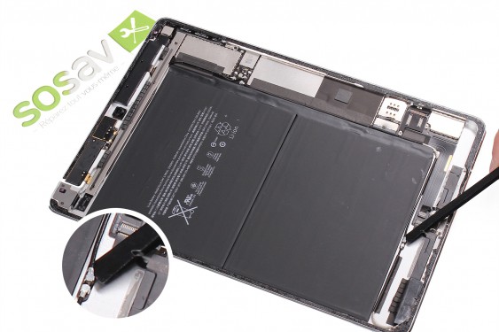 Guide photos remplacement câble d'interconnexion de l'antenne gsm/edge/3g/4g iPad Air 2 3G (Etape 13 - image 1)