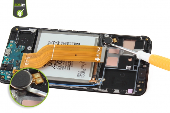 Guide photos remplacement vibreur Galaxy A40 (Etape 24 - image 1)
