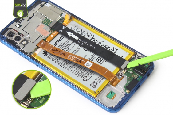 Guide photos remplacement connecteur de charge Huawei P20 Lite (Etape 12 - image 4)