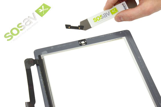 Guide photos remplacement nappe bouton home + support iPad 3 WiFi (Etape 16 - image 1)