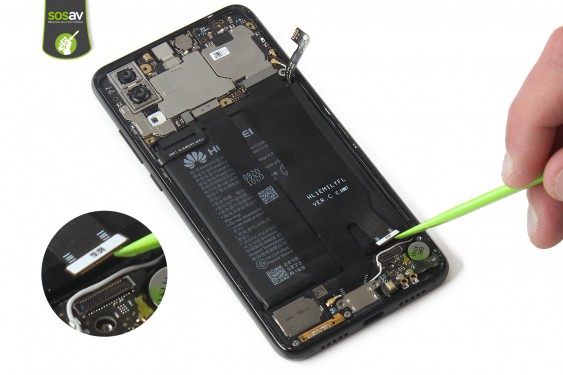 Guide photos remplacement câble d'interconnexion Huawei P20 (Etape 13 - image 2)