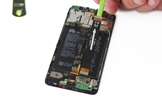 Guide photos remplacement nappe de liaison connecteur de charge Huawei Nova (Etape 16 - image 1)