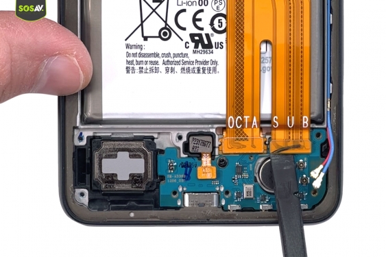 Guide photos remplacement connecteur de charge Galaxy A33 5G (Etape 11 - image 1)