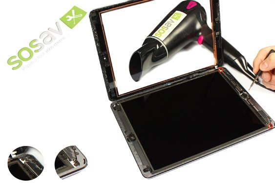 Guide photos remplacement vitre tactile iPad Air 1 WiFi (Etape 5 - image 4)