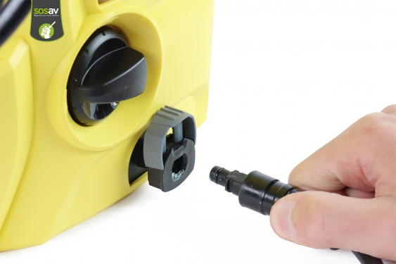 Guide photos remplacement tuyau flexible haute pression Karcher K2 Basic (Etape 2 - image 4)