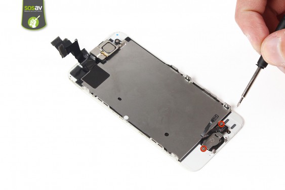 Guide photos remplacement ecran complet assemblé iPhone 5S (Etape 10 - image 1)