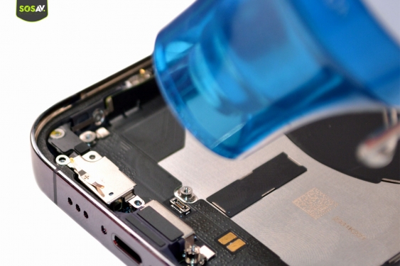 Guide photos remplacement connecteur de charge iPhone 14 Pro / 14 Pro Max (Etape 13 - image 2)