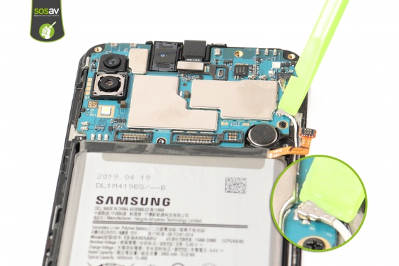 Guide photos remplacement haut-parleur interne Galaxy A30 (Etape 15 - image 3)