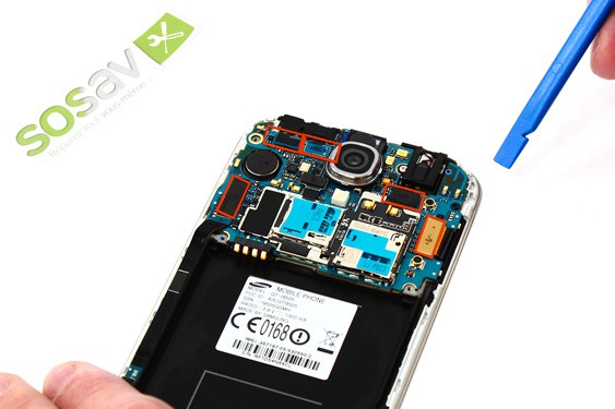 Guide photos remplacement hp interne + capteur proximité Samsung Galaxy S4 (Etape 11 - image 1)