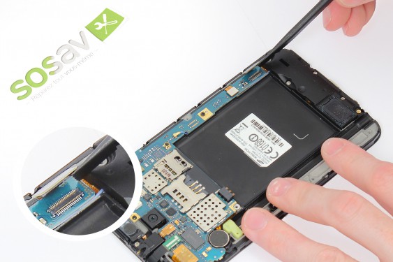 Guide photos remplacement prise jack + haut-parleur interne  (Etape 11 - image 2)