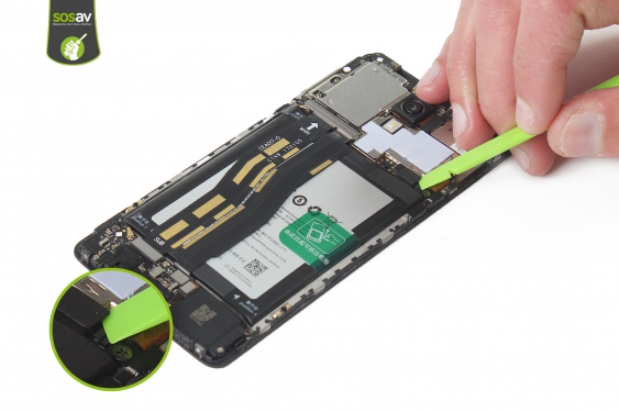 Guide photos remplacement haut-parleur externe / prise jack OnePlus 3T (Etape 8 - image 1)
