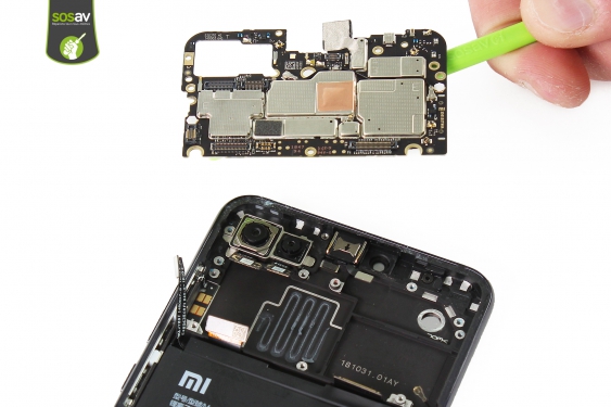 Guide photos remplacement caméra avant / carte mère Xiaomi Mi 8 Lite (Etape 16 - image 4)