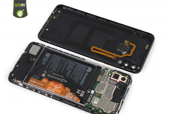 Guide photos remplacement nappe de liaison connecteur de charge Huawei P Smart 2019 (Etape 10 - image 1)