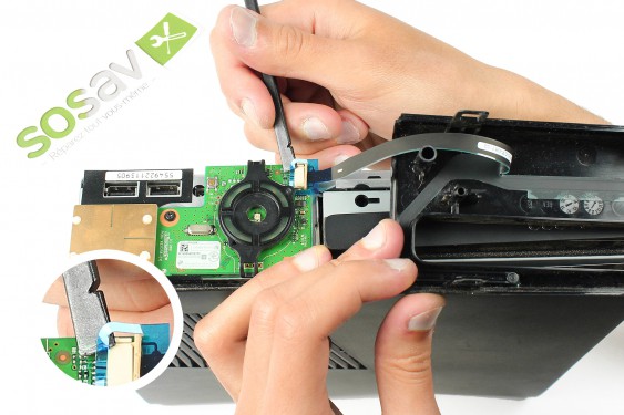 Guide photos remplacement câble de liaison du disque dur Xbox 360 S (Etape 24 - image 2)