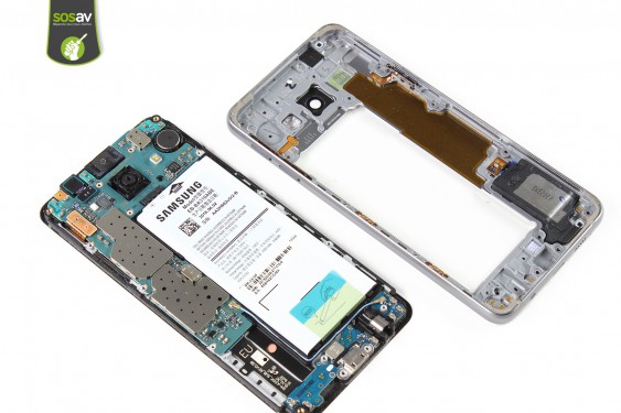 Guide photos remplacement bouton power Samsung Galaxy A3 2016 (Etape 10 - image 3)