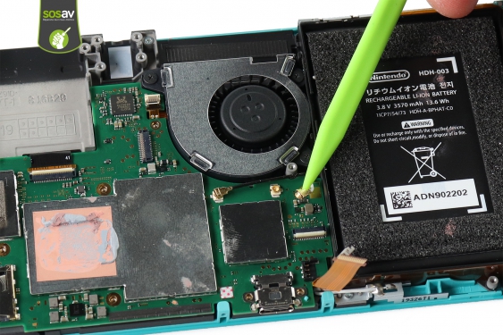 Guide photos remplacement antenne wifi supérieure Nintendo Switch Lite (Etape 17 - image 2)