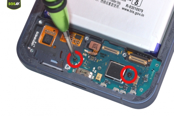 Guide photos remplacement connecteur de charge Galaxy A55 (Etape 7 - image 2)
