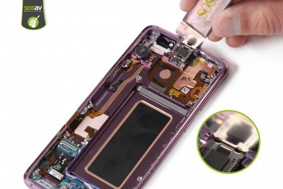 Guide photos remplacement haut-parleur interne Galaxy S9 (Etape 26 - image 1)
