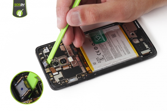 Guide photos remplacement haut-parleur interne OnePlus 6 (Etape 11 - image 2)