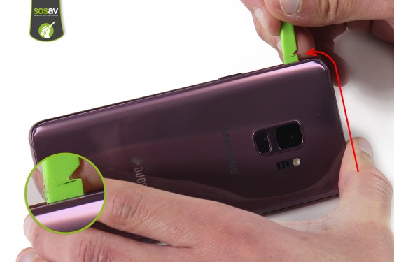 Guide photos remplacement vitre arrière Galaxy S9 (Etape 4 - image 3)