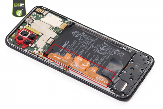Guide photos remplacement batterie Huawei P40 Lite (Etape 10 - image 1)