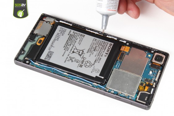Guide photos remplacement appliquer la colle b7000 Compétences smartphone (Etape 5 - image 3)