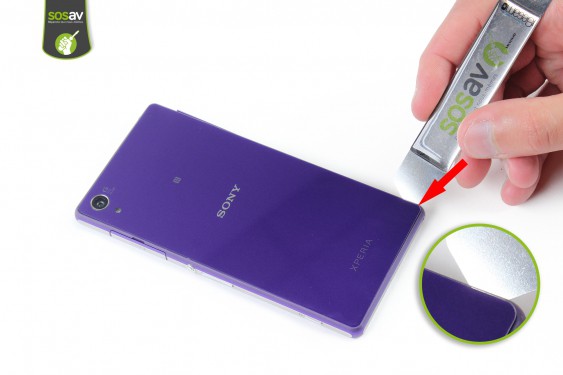 Guide photos remplacement haut-parleur externe Xperia Z2 (Etape 3 - image 1)