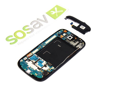 Guide photos remplacement haut-parleur + prise jack Samsung Galaxy S3 (Etape 9 - image 1)