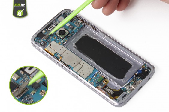 Guide photos remplacement connecteur de charge Samsung Galaxy S7 (Etape 17 - image 3)
