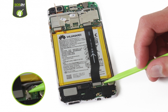 Guide photos remplacement cable d'interconnexion Huawei P Smart (Etape 13 - image 1)