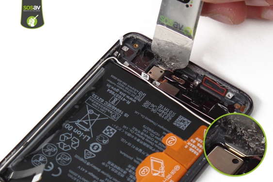 Guide photos remplacement capteur d'empreinte Huawei P30 (Etape 25 - image 1)