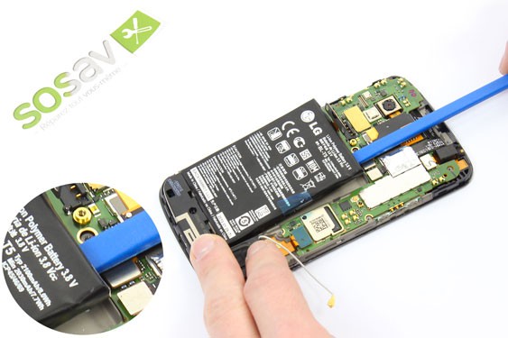 Guide photos remplacement nappe bouton power Nexus 4 (Etape 12 - image 2)