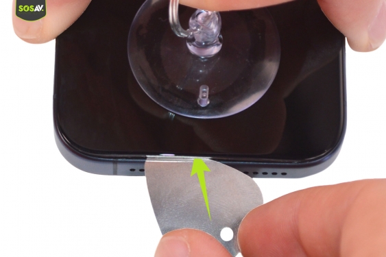 Guide photos remplacement batterie iPhone 15 Pro (Etape 3 - image 4)