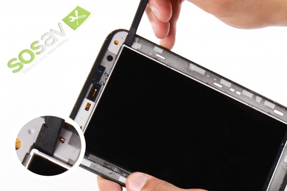 Guide photos remplacement nappe de liaison de l'écran lcd Samsung Galaxy Tab 2 7" (Etape 23 - image 1)