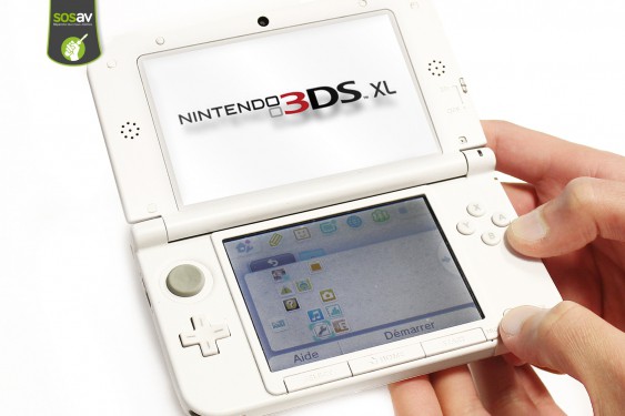Guide photos remplacement cartouche de jeu Nintendo 3DS XL (Etape 1 - image 1)