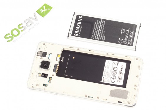 Guide photos remplacement antenne wifi Samsung Galaxy Alpha (Etape 3 - image 4)