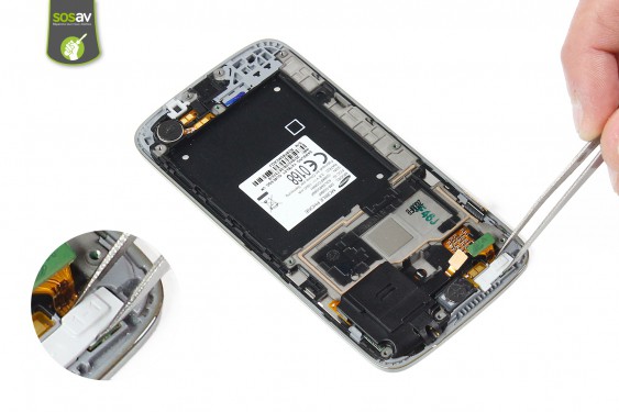 Guide photos remplacement caméra avant / capteur proximité et luminosité Samsung Galaxy Core 4G (Etape 9 - image 1)