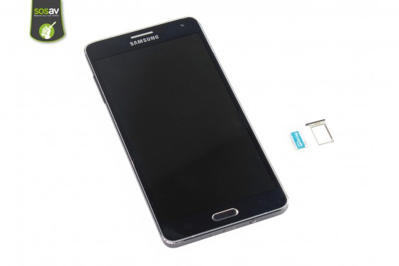 Guide photos remplacement carte sim Samsung Galaxy A7 (Etape 4 - image 1)