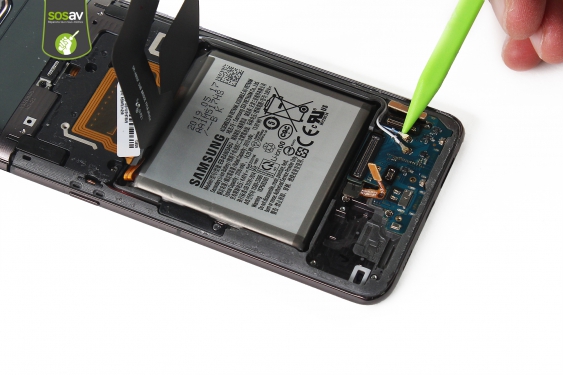 Guide photos remplacement connecteur de charge + lecteur sim Galaxy A80 (Etape 12 - image 2)