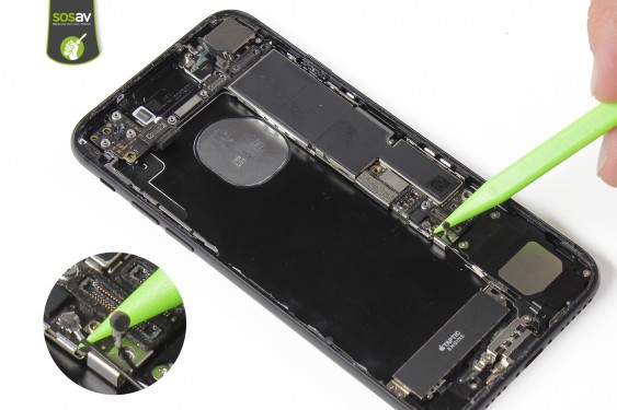 Guide photos remplacement nappe power, vibreur, volume, flash et micro externe iPhone 7 (Etape 30 - image 1)