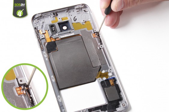 Guide photos remplacement bouton power Samsung Galaxy S6 Edge + (Etape 8 - image 4)