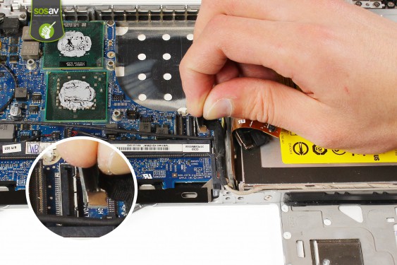 Guide photos remplacement carte mère Macbook Core 2 Duo (A1181 / EMC2200) (Etape 15 - image 4)