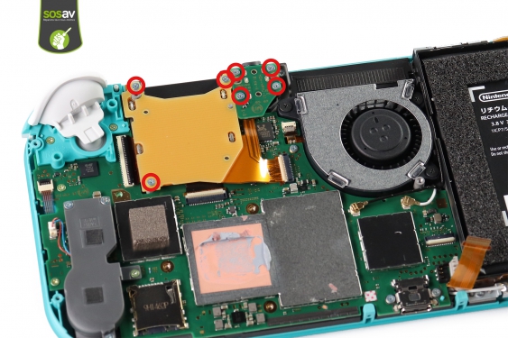 Guide photos remplacement antenne wifi supérieure Nintendo Switch Lite (Etape 11 - image 1)