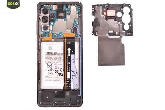 Guide photos remplacement haut parleur externe Galaxy A52s (Etape 5 - image 3)