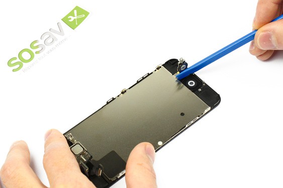 Guide photos remplacement bouton home  iPhone 5C (Etape 10 - image 3)