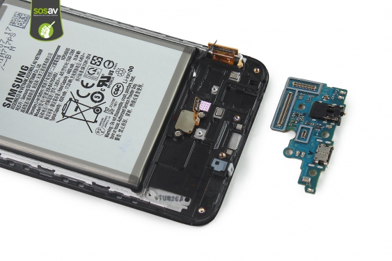 Guide photos remplacement connecteur de charge Galaxy A70 (Etape 15 - image 1)