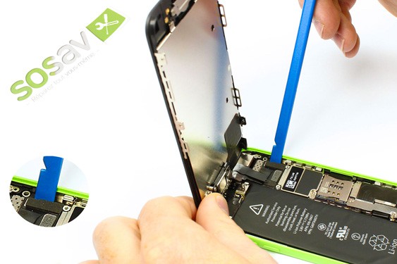 Guide photos remplacement ecran complet assemblé iPhone 5C (Etape 6 - image 1)